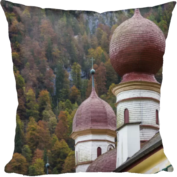 Germany, Bavaria, Konigsee, St. Bartholoma, St. Bartholoma chapel, fall