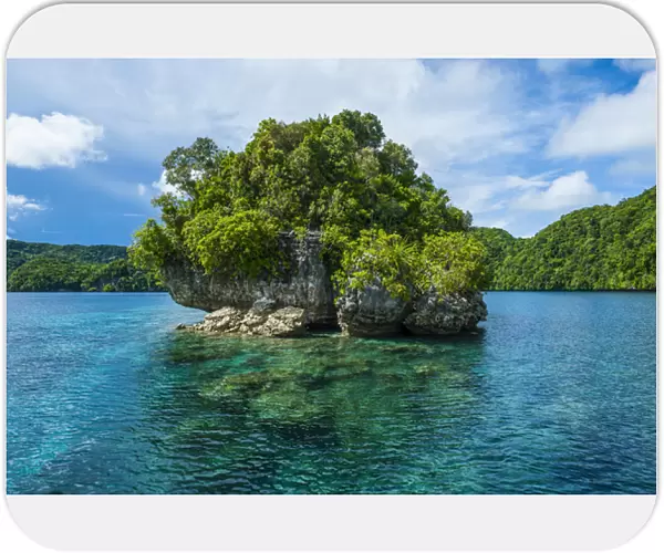 Rock arch in the Rock islands, Palau, Central Pacific