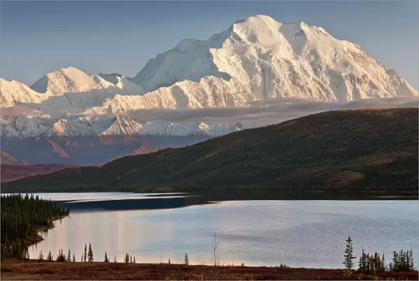 USA Alaska Denali Mt. McKinley from Wonder Lake