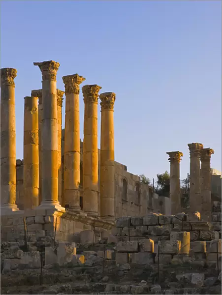 Temple of Artemis, ancient Jerash ruins, Amman, Jordan