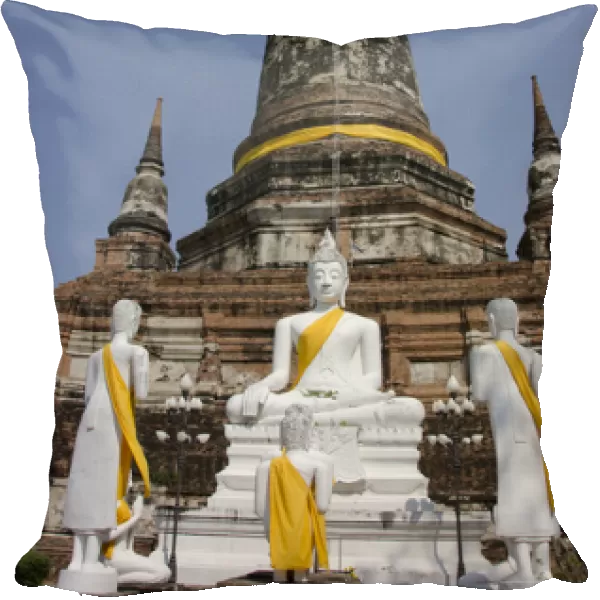 Thailand, Ayutthaya. Wat Phra Chao Phya-thai (aka Wat Yi Chai-mongkol)