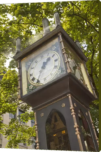 Steam powered clock in the Gastown neighborhood, Vancouver, British Columbia, Canada