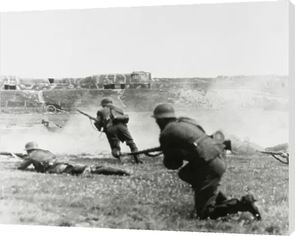 WORLD WAR II. German army tactical exercises