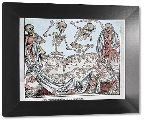 The Dance of Death (1493) by Michael Wolgemut, from the Liber chronicarum by Hartmann Schedel