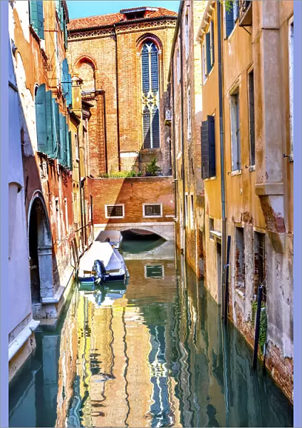 Colorful reflection, Venice, Italy