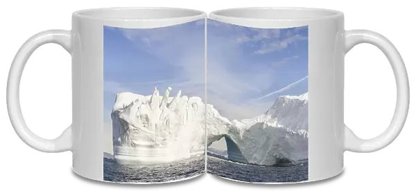 Iceberg in the Uummannaq Fjord System, Greenland, Danish overseas colony