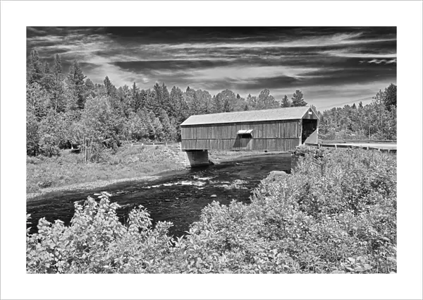 Canada, New Brunswick, St. Martins. Didgeguash River covered bridge