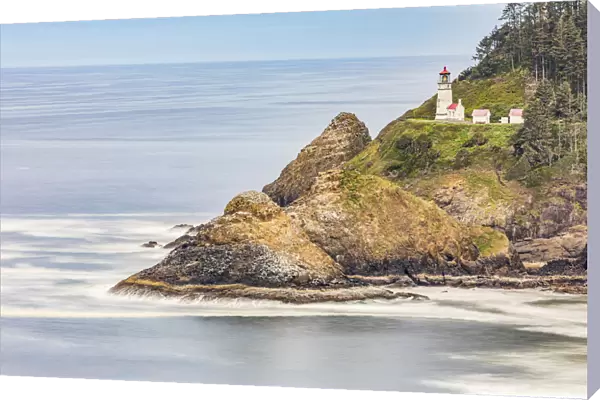 Heceta Head, Oregon, USA. Heceta Head Lighthouse on the Oregon coast