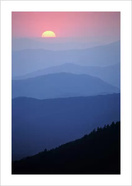 Sunrise, Southern Appalachian Mountains, Great Smoky Mountains National Park, North