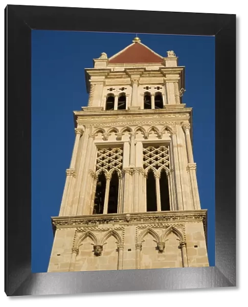 Croatia, Dalmatia, Trogir, a UNESCO World Heritage site. Cathedral of St. Lawrence