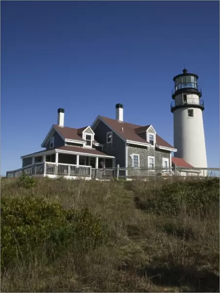 USA, MASSACHUSETTS, Cape Cod: Truro, Cape Cod Light, Lighthouse