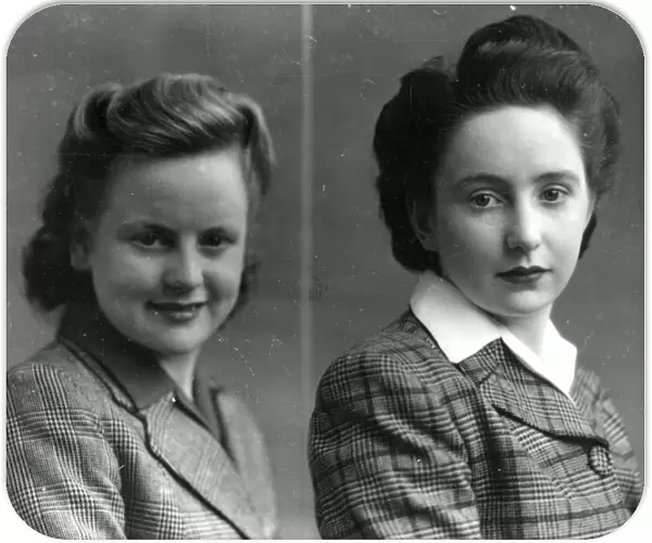 Portraits of two ladies - July 1944