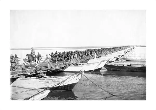 RSR 2  /  6th Battalion, Bridge of boats over Indus at Dera Ishmael Khan