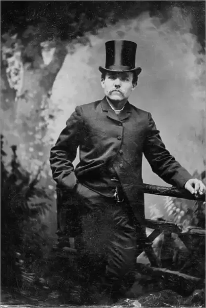 MAN, c1880. Portrait of a man. Tintype, c1880