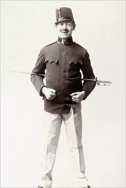 EUROPEAN HUSSAR, 1909. American comedian Bobby North in the New York production