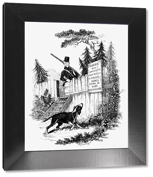 DICKENS: PICKWICK PAPERS. Etching by Hablot Knight Browne ( Phiz ) from the first