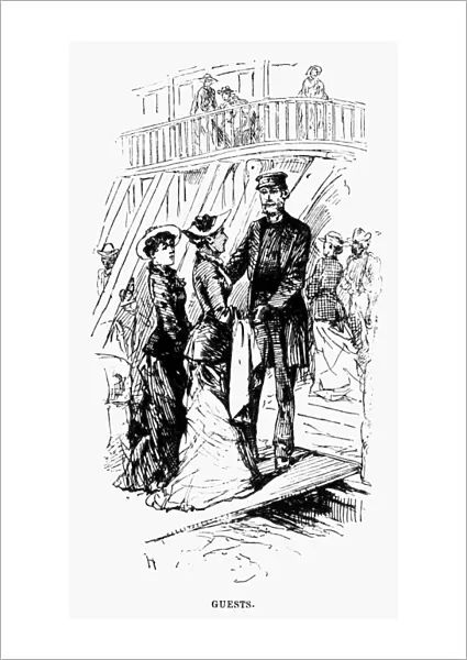 TWAIN: MISSISSIPPI, 1883. Illustration from the first edition of Mark Twains Life