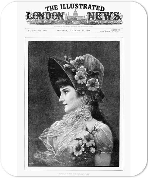 ILLUSTRATED LONDON NEWS. Blanche. Cover of the Illustrated London News, 15 November