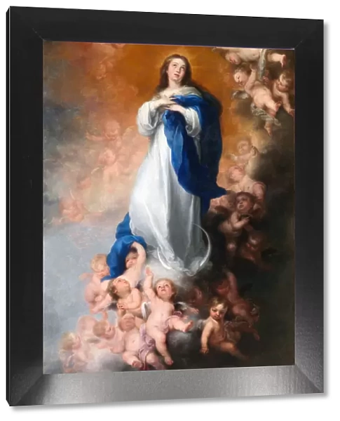IMMACULATE CONCEPTION. Immaculate Conception of Soult. Oil on canvas, Bartolome Esteban Murillo