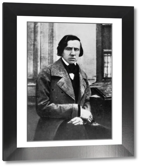 Framed Print : Frederic Chopin Print, 1849 Photograph Framed Print : Frederic Chopin Print, 1849 Photograph