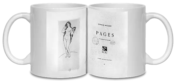 MALLARME: PAGES, 1891. Title page and frontispiece drawn by Pierre Auguste Renoir