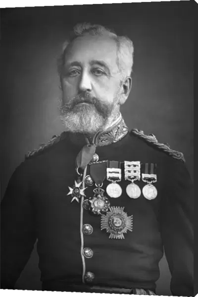 HENRY WYLIE NORMAN (1826-1904). English field marshal and colonial governor. Photograph by W