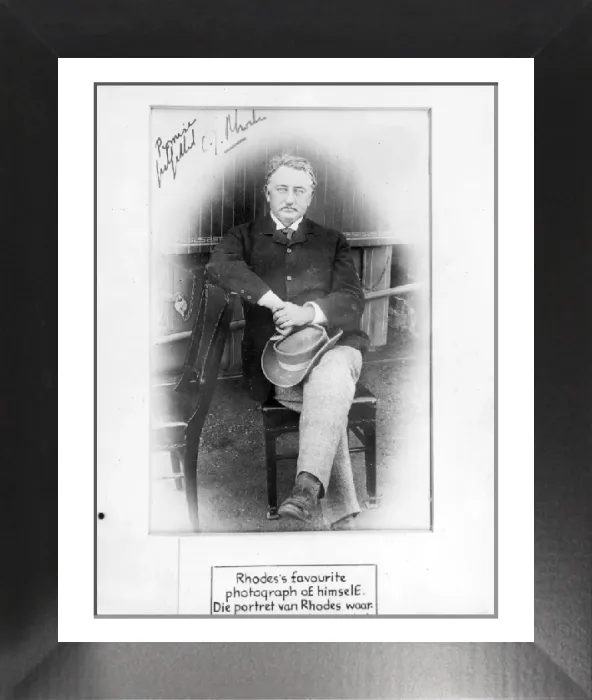 Framed Print : Cecil John Rhodes Print, c1895 Framed Print : Cecil John Rhodes Print, c1895