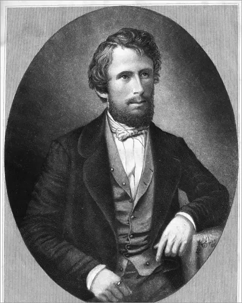 EPHRAIM SQUIER (1821-1888). American diplomat and archaeologist. Mezzotint, American