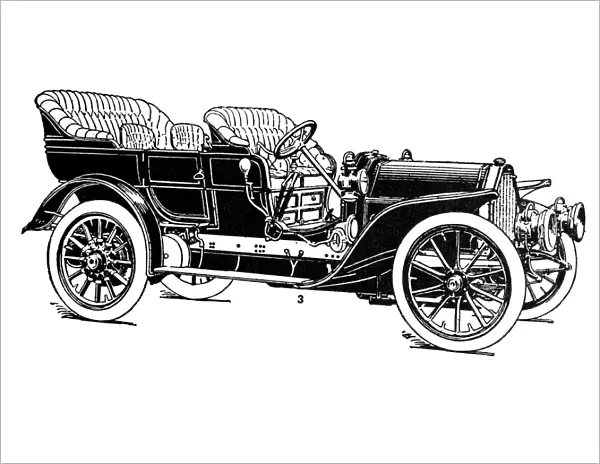 AUTOMOBILE, 1907. Pope-Toledo automobile, 1907