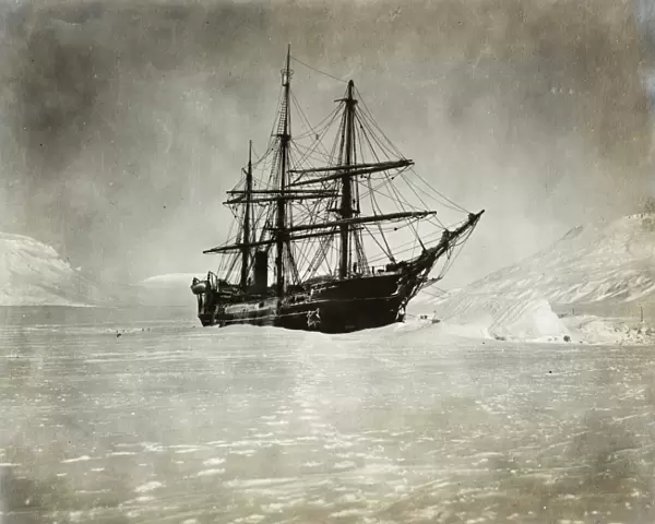 POLAR EXPEDITION, 1901. The ship America of the Baldwin-Ziegler North Pole Expedition