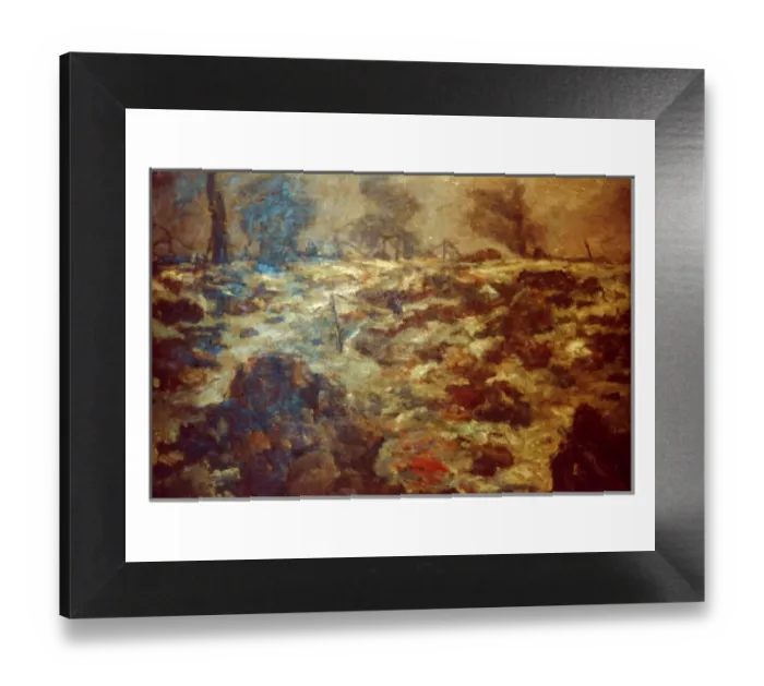 Framed Print : World War I: No Man's Land Print Framed Print : World War I: No Man's Land Print