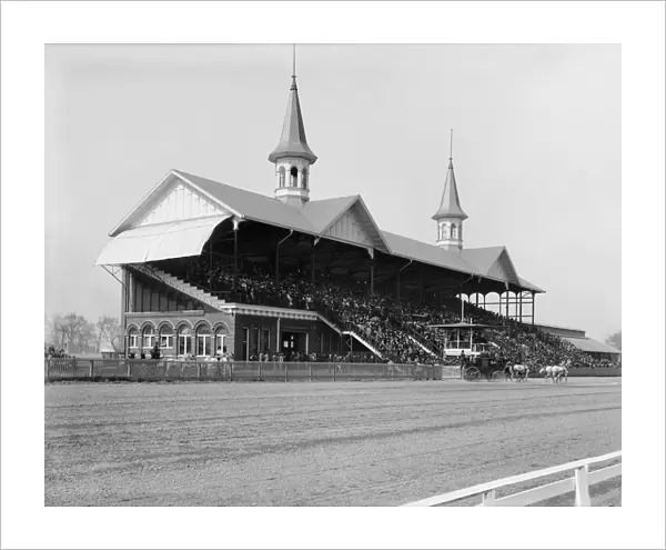 KENTUCKY DERBY, 1901. The Churchill Downs racetrack in Louisville, Kentucky