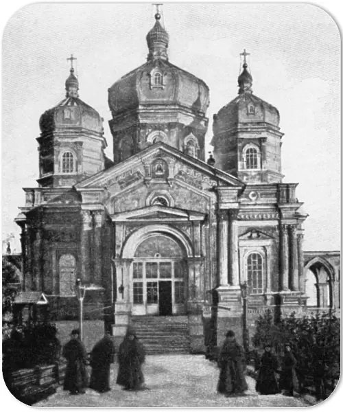 RUSSIA: MONASTERY, c1897. The Monastery of Voznesenskaya near Irkutsk, Russia. Photograph