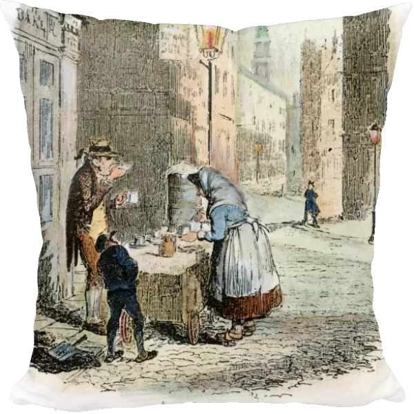 DICKENS: SKETCHES, 1837. The streets, morning