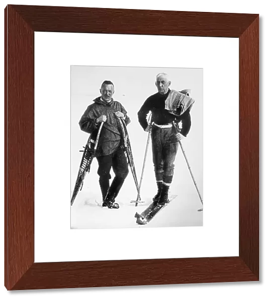 ELLSWORTH & AMUNDSEN, c1926. American and Norwegian explorers Lincoln Ellsworth