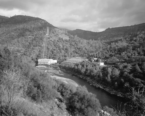 BIG CREEK PROJECT, c1980. A view of Big Creek Powerhouse No