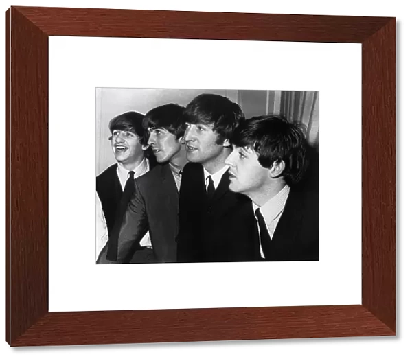 THE BEATLES. From left to right: Ringo Starr, George Harrison, John Lennon, and Paul McCartney