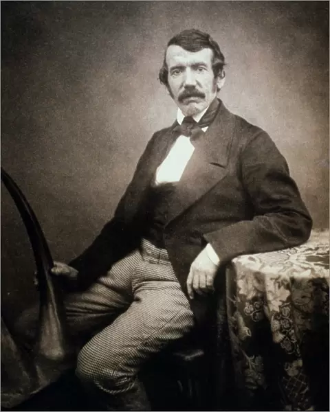 DAVID LIVINGSTONE (1813-1873). Scottish missionary and explorer. Photographed c1864-65