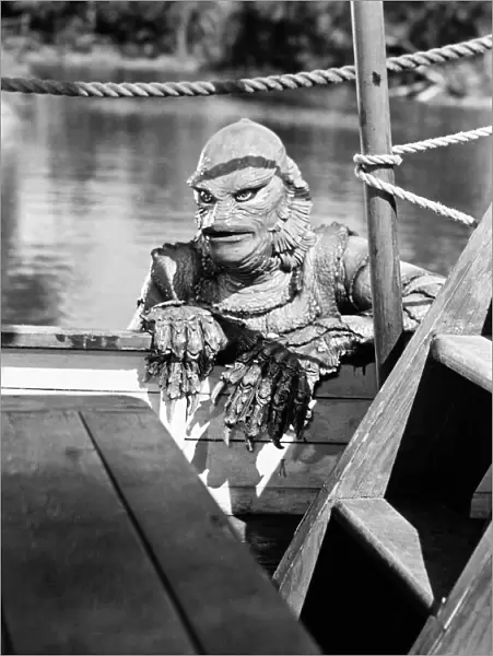 SEA MONSTER, 1953. Ricou Browning as Gill Man in The Creature from the Black Lagoon, 1953