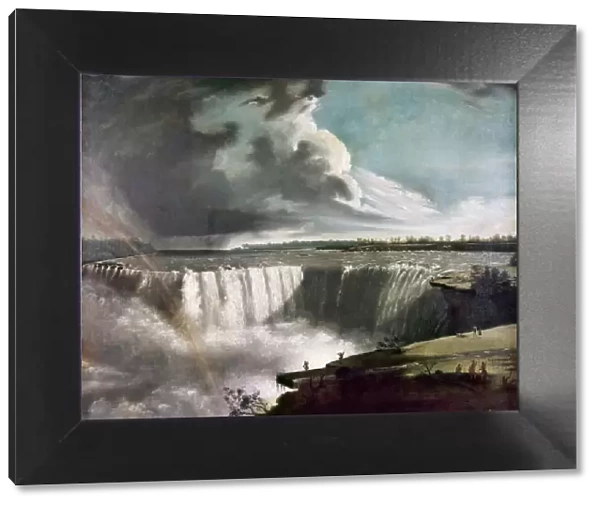 MORSE: NIAGARA FALLS, 1835. Niagara Falls. Oil on canvas by Samuel F. B. Morse, 1835