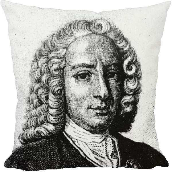 DANIEL BERNOULLI (1700-1782). Swiss mathematician. Aquatint after a contemporary portrait