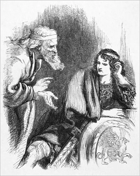 TROILUS AND CRESSIDA. By William Shakespeare. Wood engraving, English, 19th century