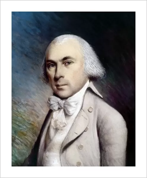 4th President of the United States. Pastel by James Sharples