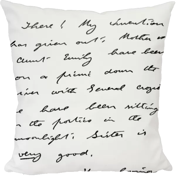 Last page of an illustrated letter written by President Theodore Roosevelt to his daughter, Ethel, 22 June 1904