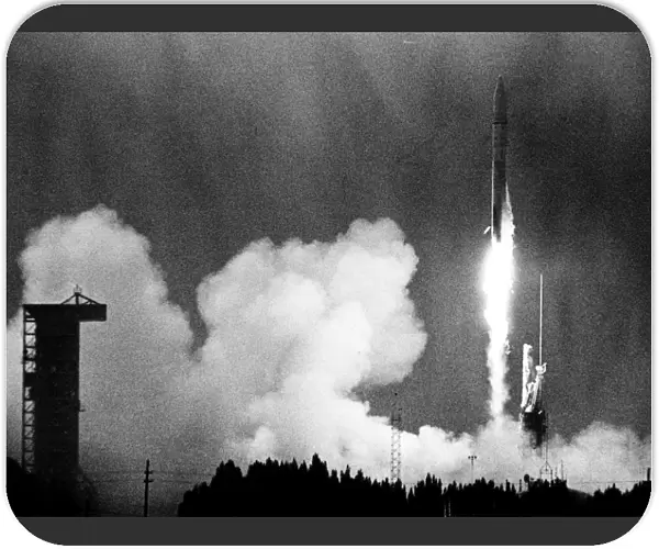 Launch of the Pioneer Venus 1 spacecraft atop an Atlas Centaur rocket from Cape Canaveral, Florida, May 1978