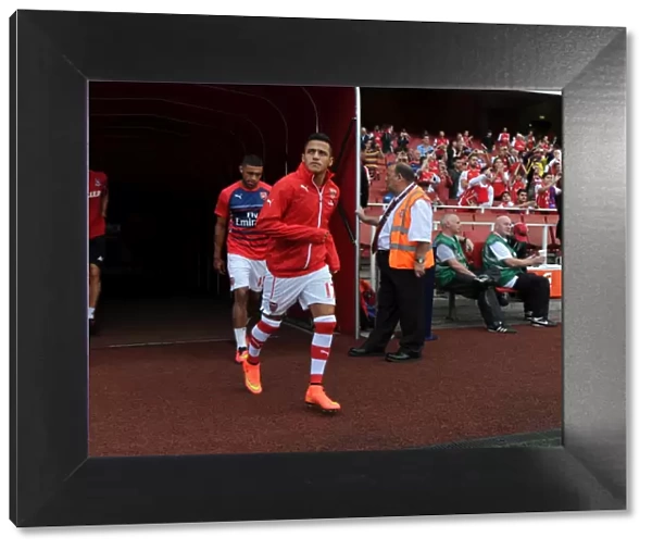 Alexis Sanchez (Arsenal). Arsenal 2: 1 Crystal Palace. Barclays Premier League. Emirates Stadium