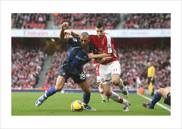 Robin van Persie (Arsenal) Anton Ferdinand (Sunderland)