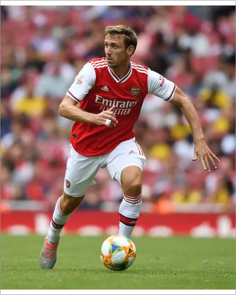 Arsenal vs. Olympique Lyonnais: Monreal in Action at the Emirates Cup, 2019