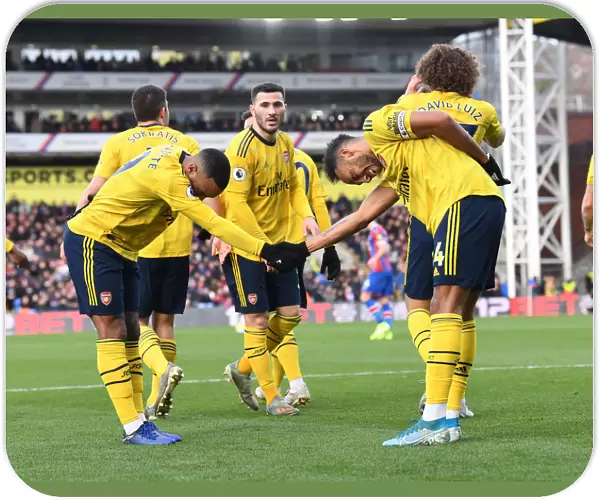 Arsenal: Aubameyang and Pepe's Thrilling Goal Celebration vs Crystal Palace, Premier League 2019-20
