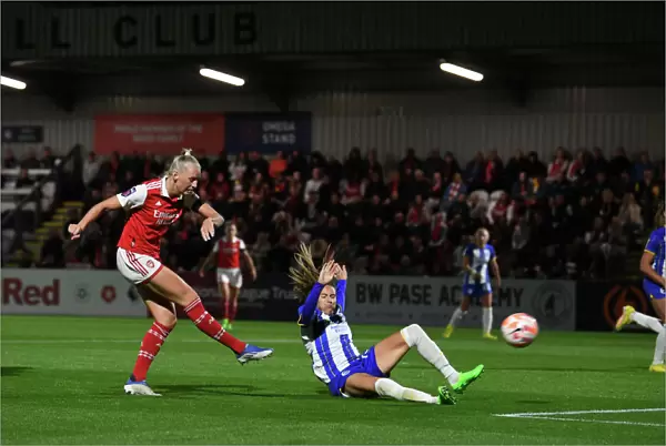 Stina Blackstenius Scores Arsenal's Second Goal in FA WSL Match Against Brighton & Hove Albion